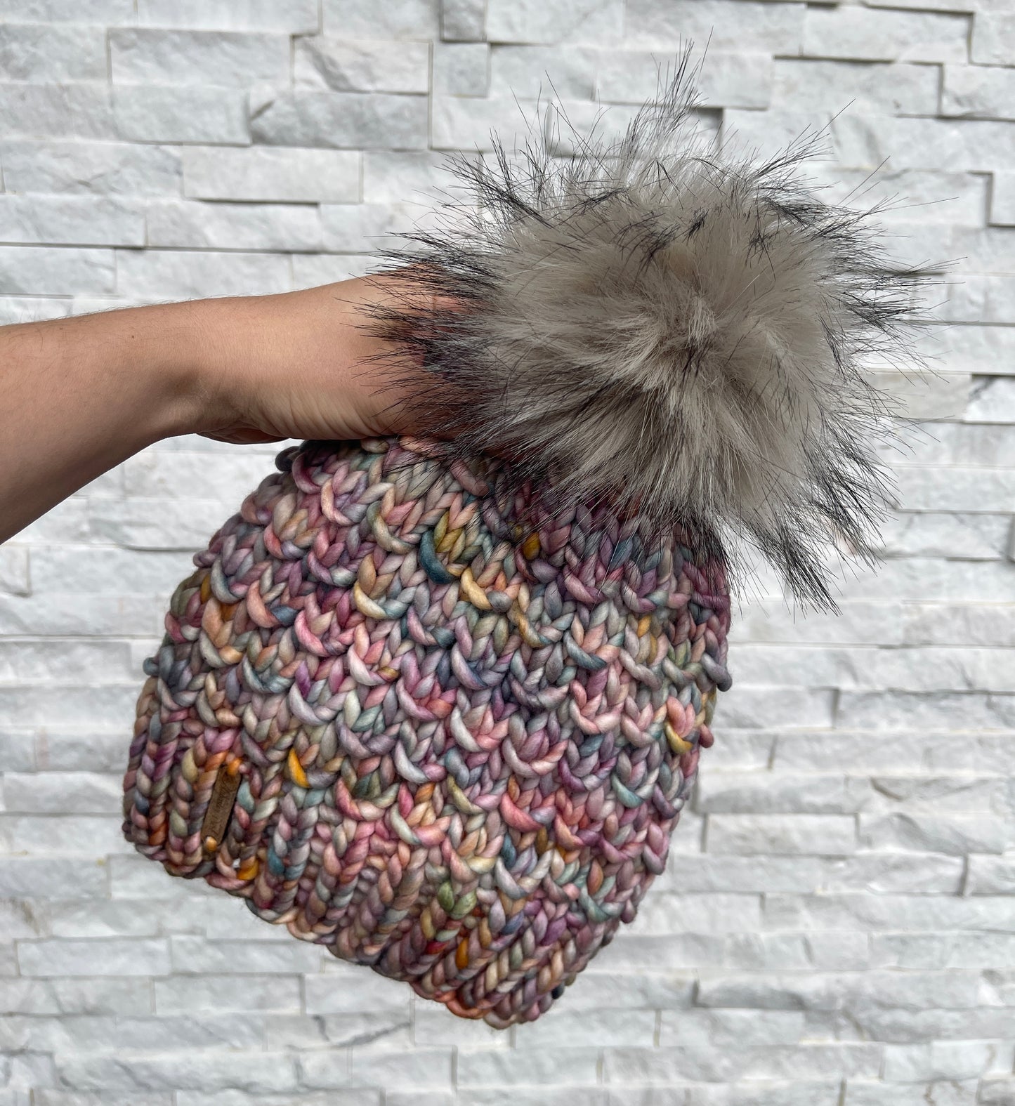 Bamboo Beanie //  She Was A Fairy - Merino Wool, pick your pom