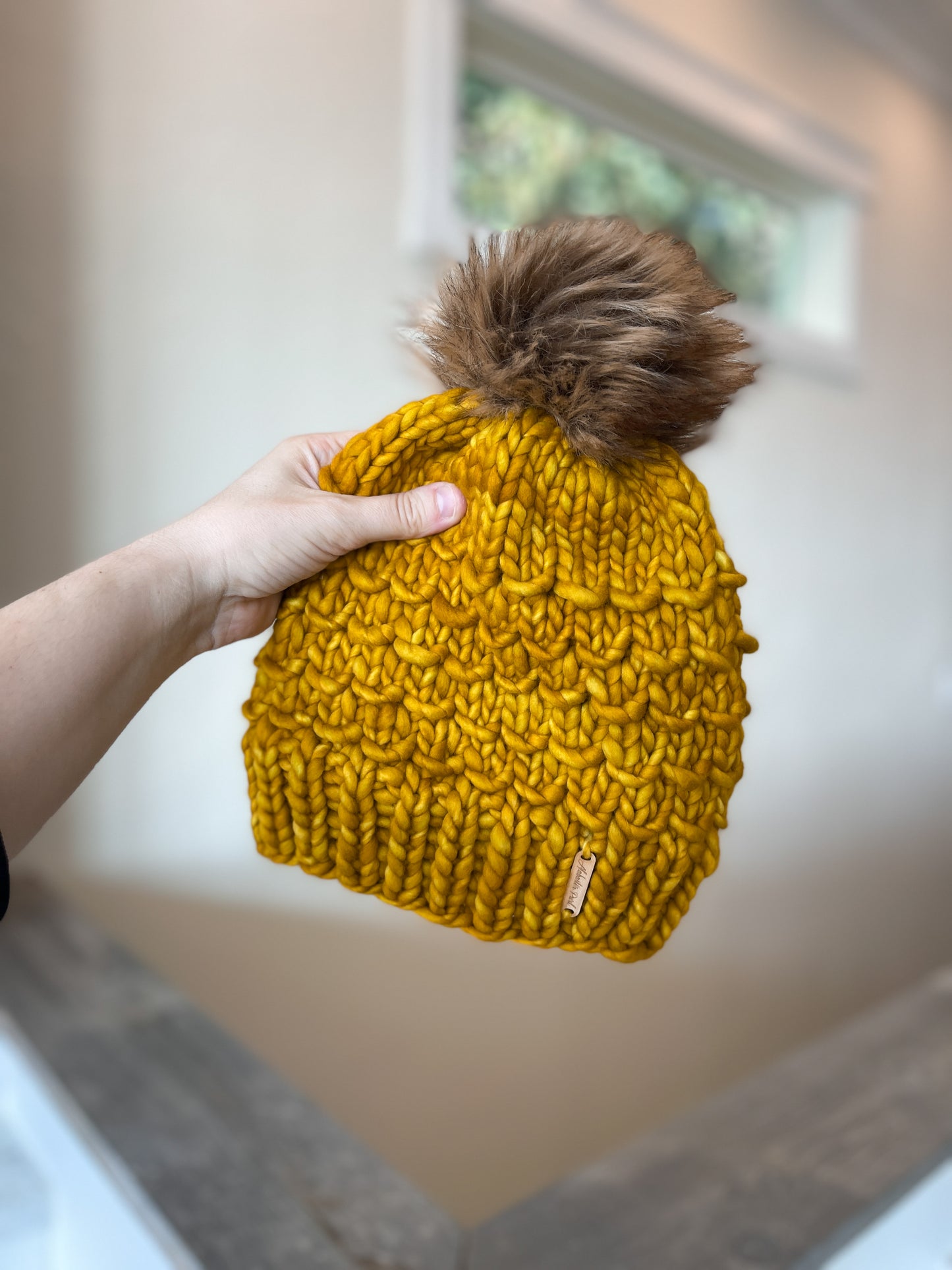 Bamboo Beanie // Golden Yarrow - Merino Wool