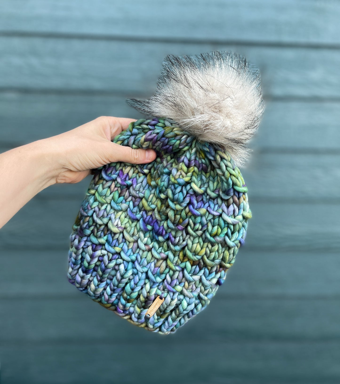 Bamboo Beanie // Oceanic - Merino Wool