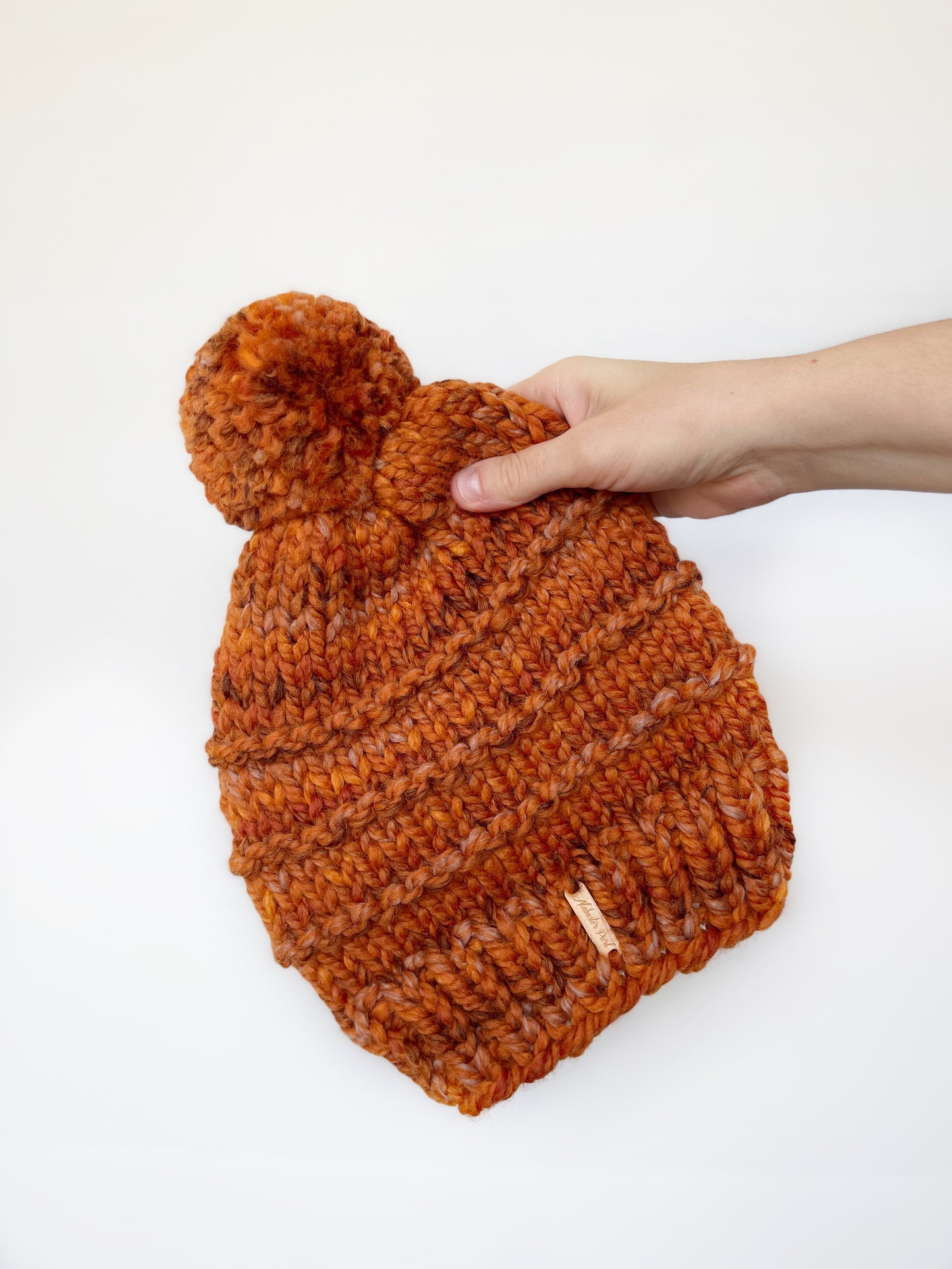 Slone Beanie // Fall Leaves - Pick your pom