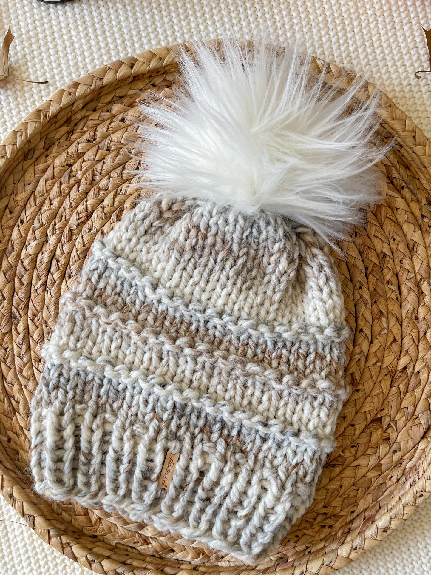 Slone Beanie // Fossil - Pick your pom