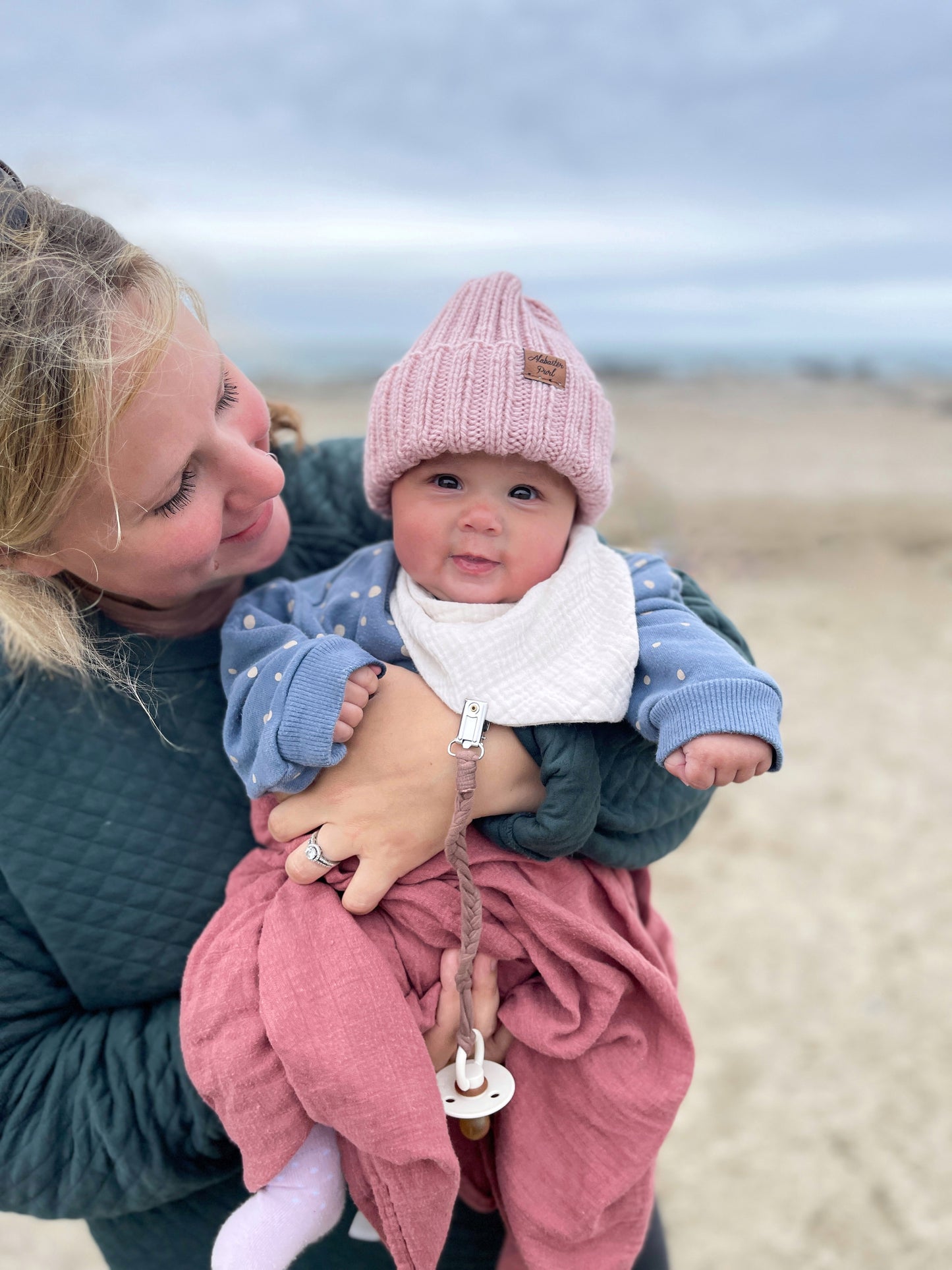 KNITTING PATTERN: Taylor Beanie // Stretchy Hat Knitting Pattern // One Size Fits All Hat // Baby Hat