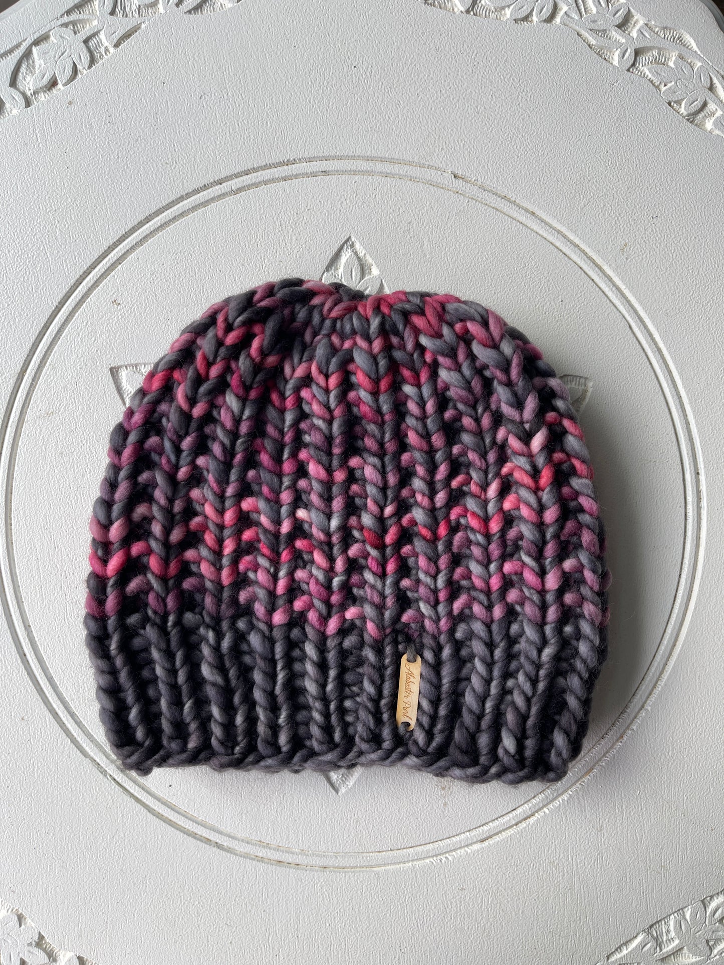 Riverbend Beanie // Plomo + Porrhino - Merino Wool