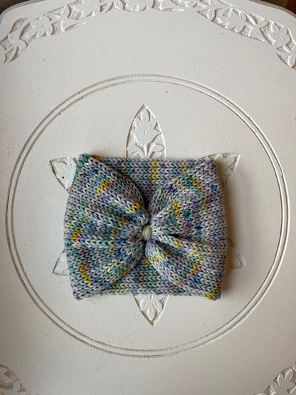 Southwest Cinch Headband // Winter Dawn - Hand Dyed Yarn // Merino Wool // One Of A Kind