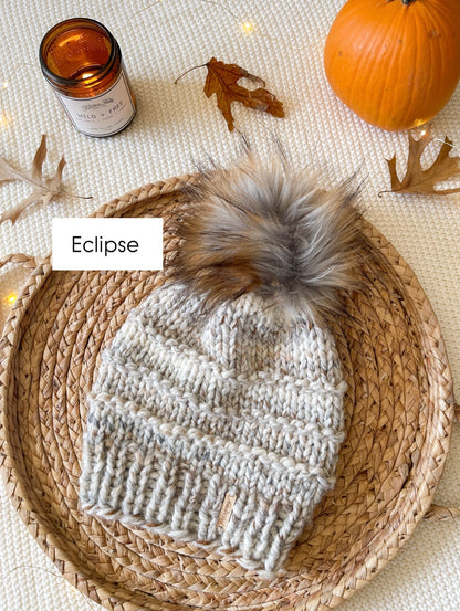 Slone Beanie // Fossil - Pick your pom