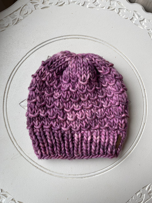 Bamboo Beanie //  November Mums - Merino Wool