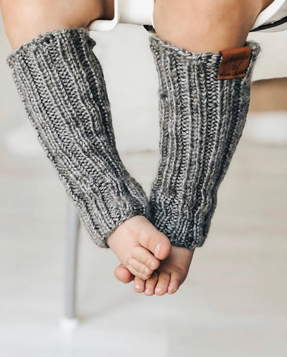 KNITTING PATTERN: Taylor Baby Leg Warmers // Wrist Warmers // Beginner Knitter