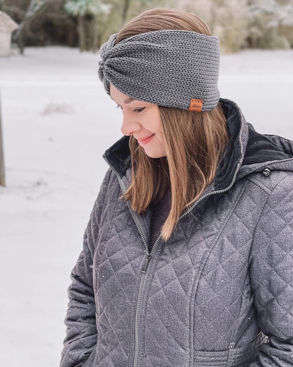 Southwest Cinch Headband // Thunder Gray