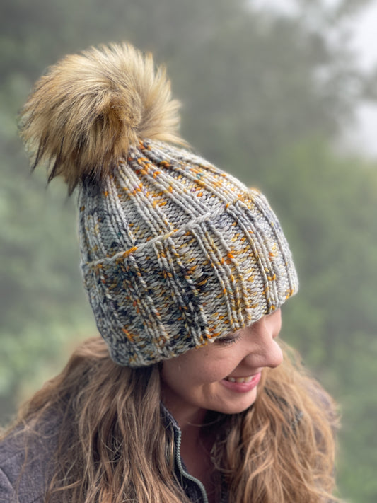 Taylor Beanie //  Homer Rocks - Merino Wool - Pick your pom