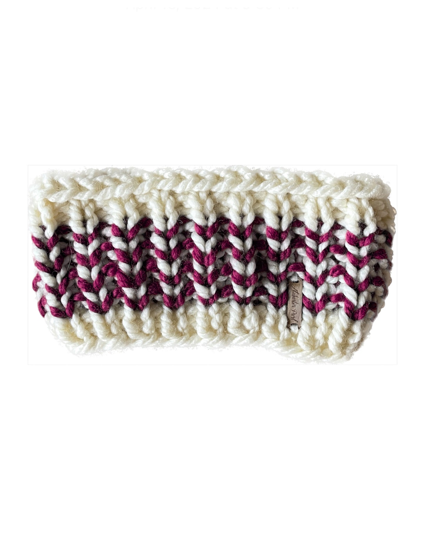 Riverbend Headband // A&M: Cream and Maroon