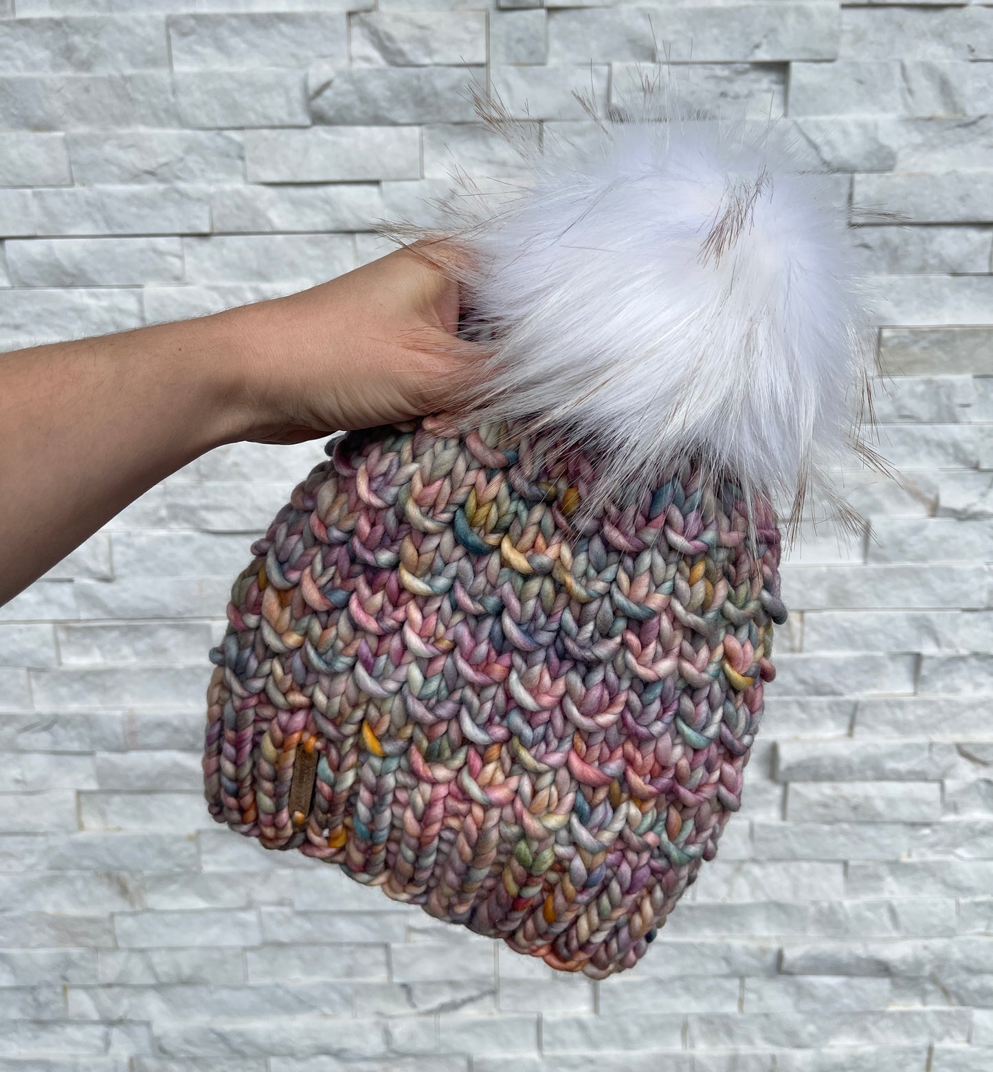 Bamboo Beanie //  She Was A Fairy - Merino Wool, pick your pom