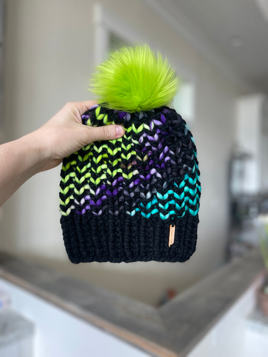 Riverbend Beanie // Northern Lights - Merino Wool