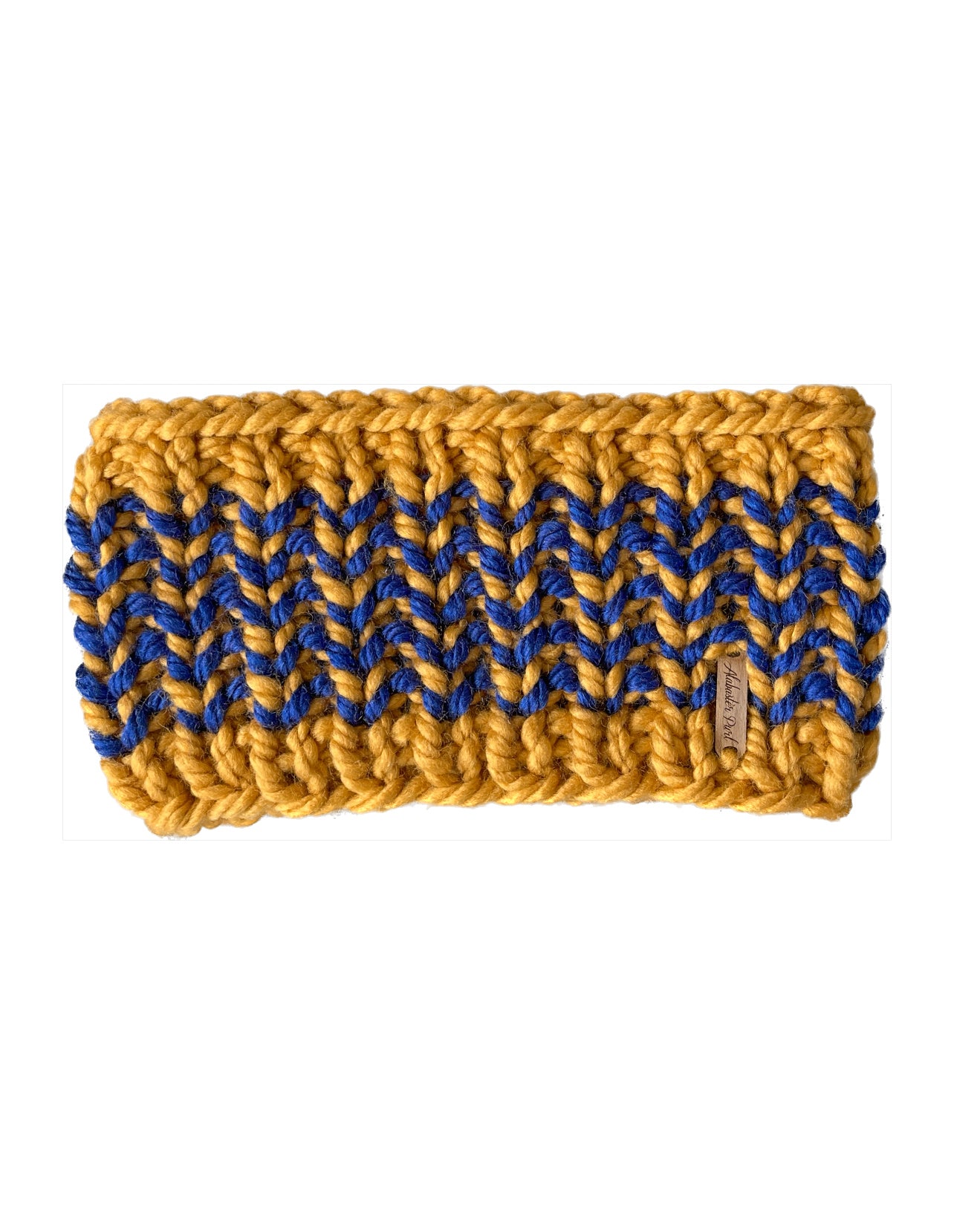 Riverbend Headband // Gold and Royal Blue