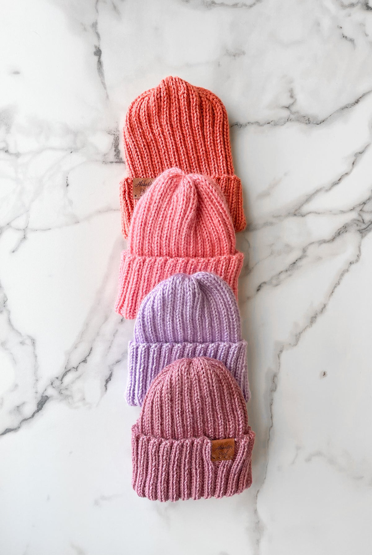 Made to order: Stretchy Taylor Beanie // Summer Sorbet Collection -  Pick your Color, Pick your Pom