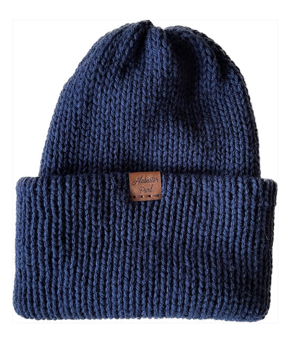 Charlie Beanie // Navy Blue - Pick your pom