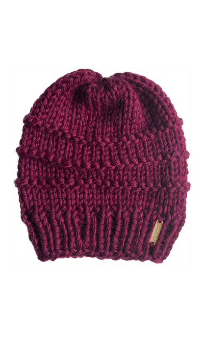 Slone Beanie // Maroon