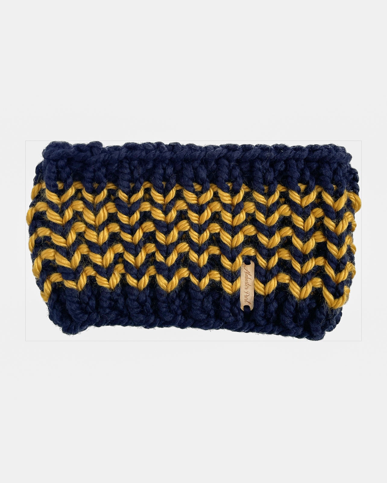 Riverbend Headband // Gold and Navy