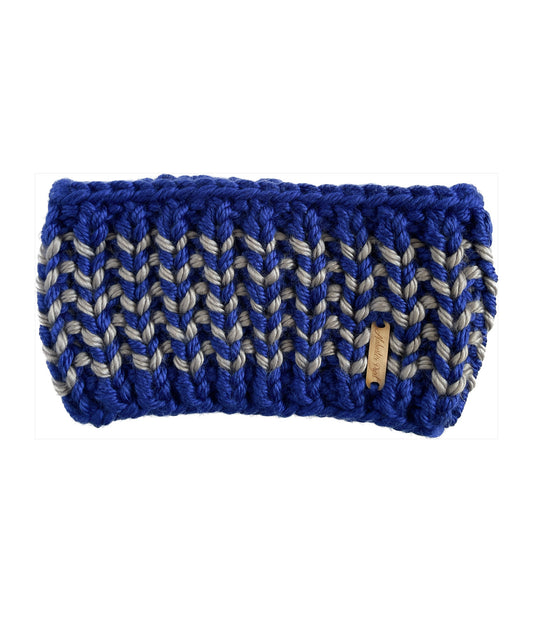 Riverbend Headband // Royal Blue and Gray