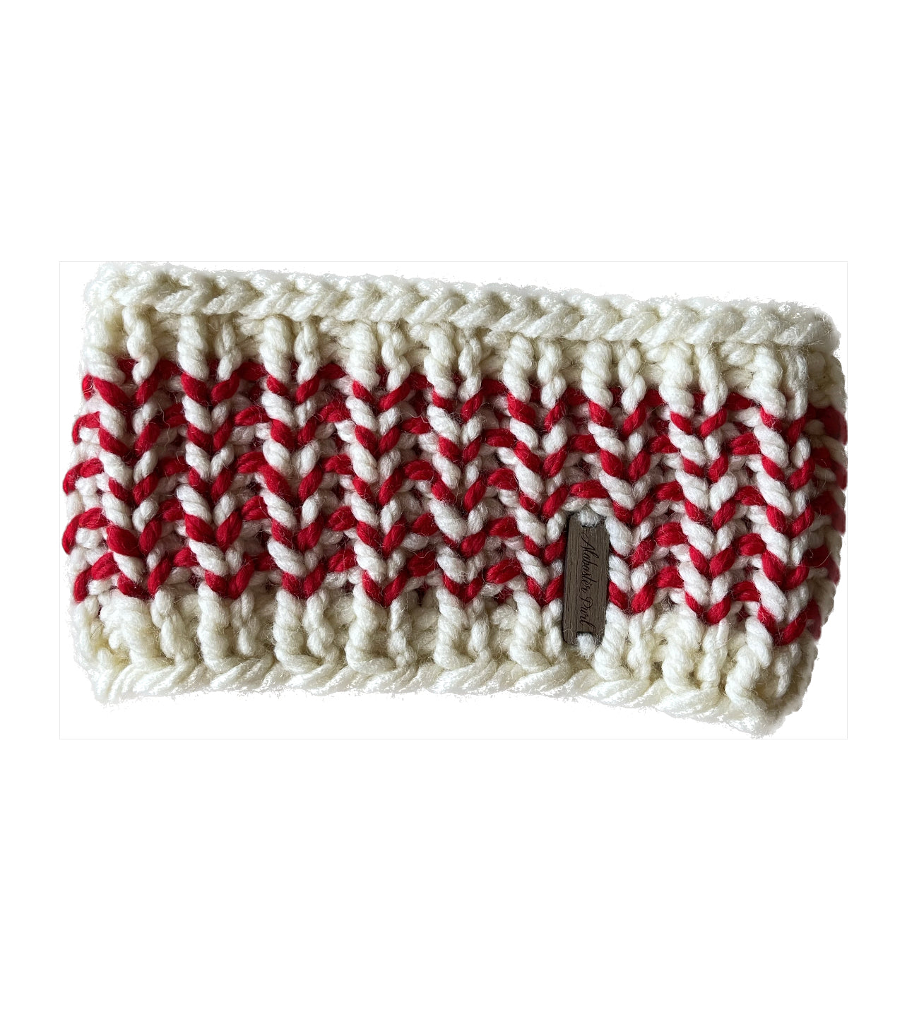 Riverbend Headband // Cream and Red