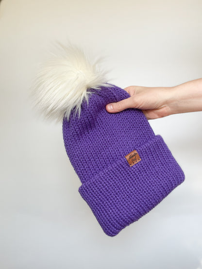 Charlie Beanie // TCU Purple