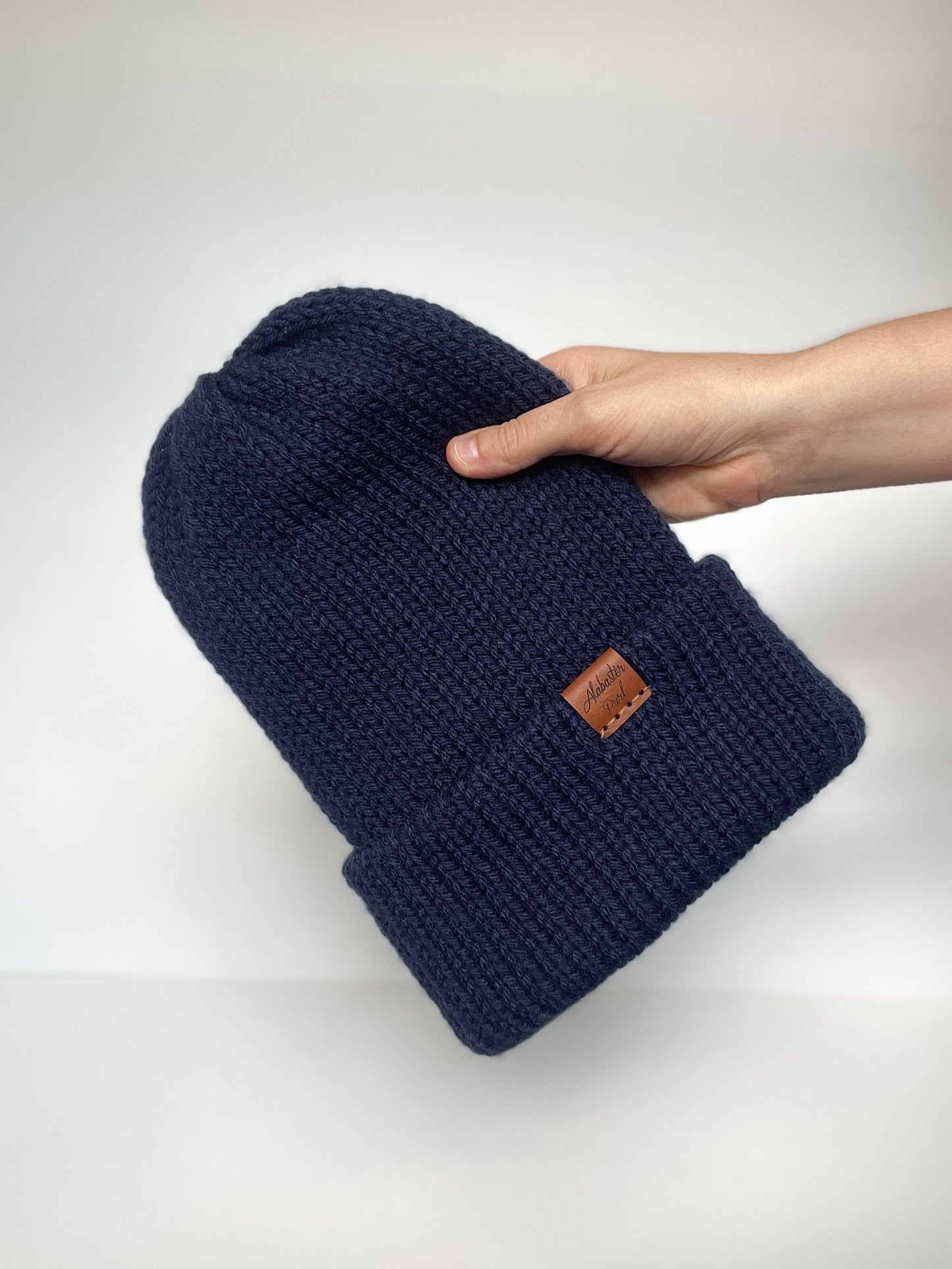 Charlie Beanie // Navy Blue - Pick your pom