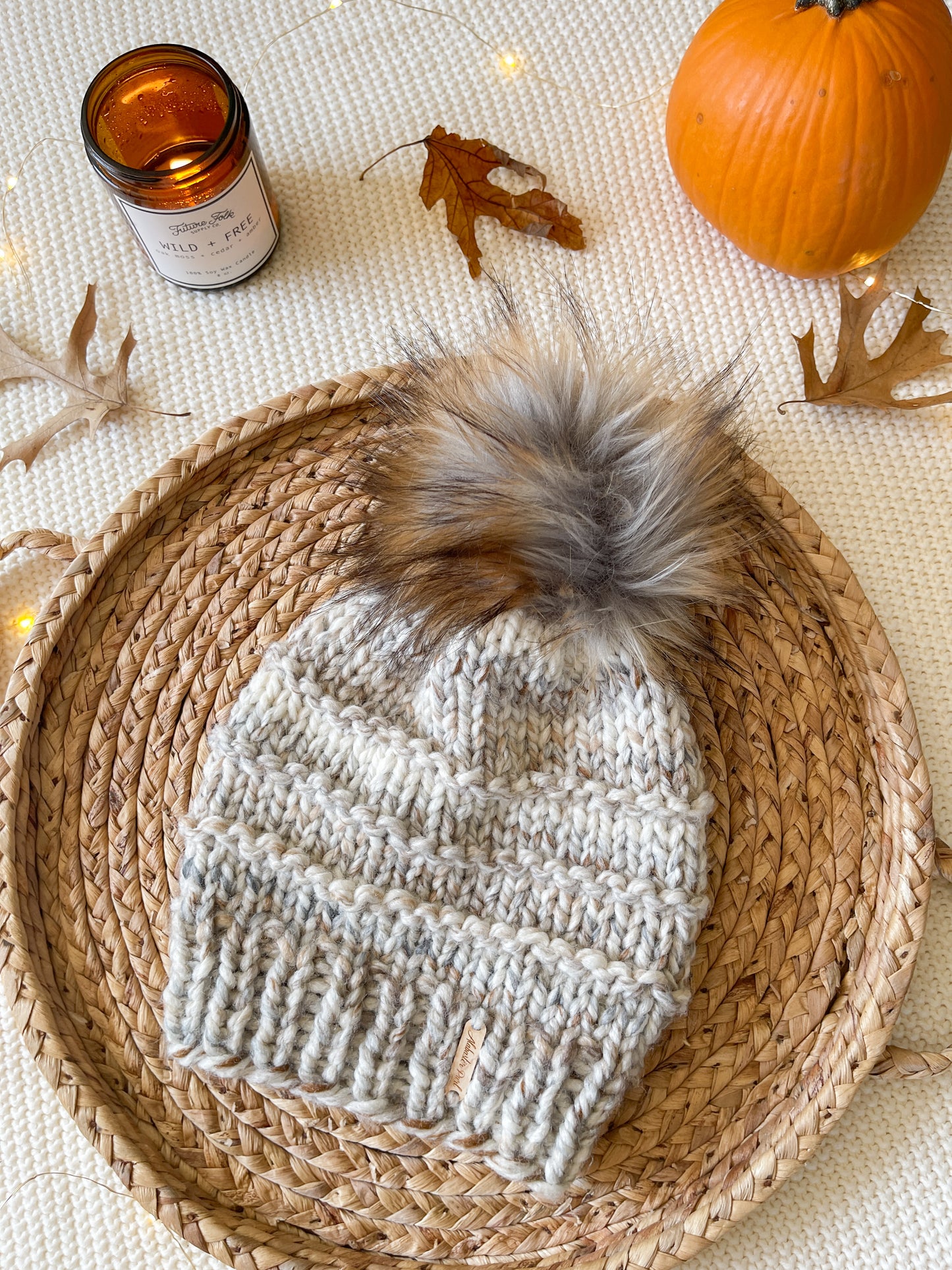 Slone Beanie // Fossil - Pick your pom