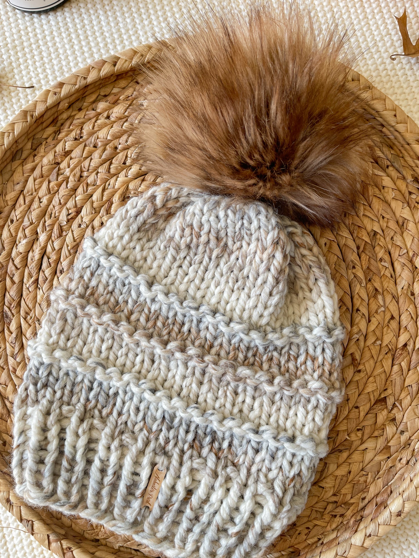 Slone Beanie // Fossil - Pick your pom