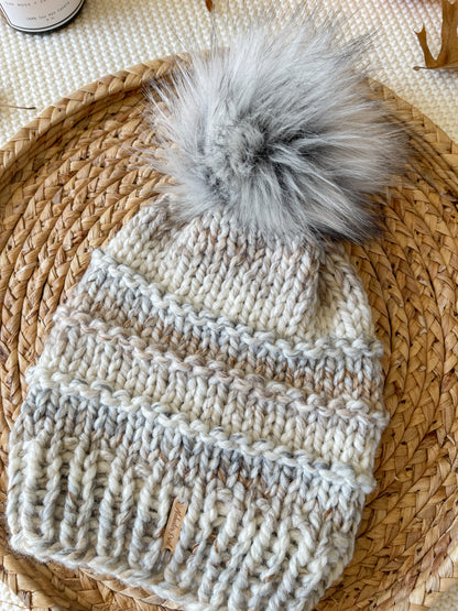 Slone Beanie // Fossil - Pick your pom