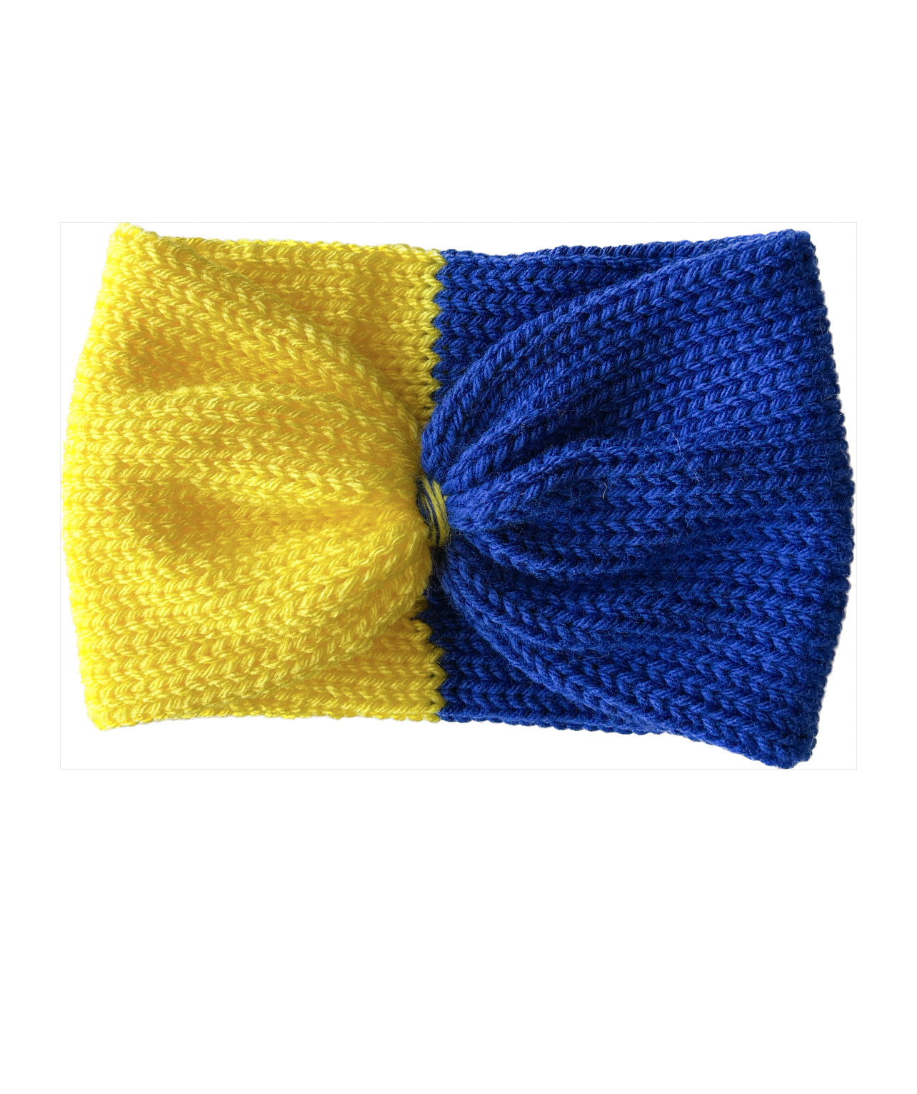 Southwest Cinch Headband // Bright Yellow and Royal Blue