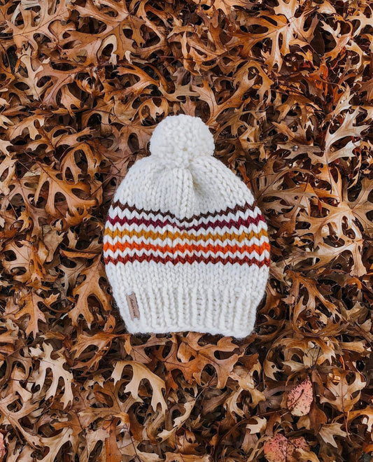 Vintage Vibes Beanie - Pick your pom