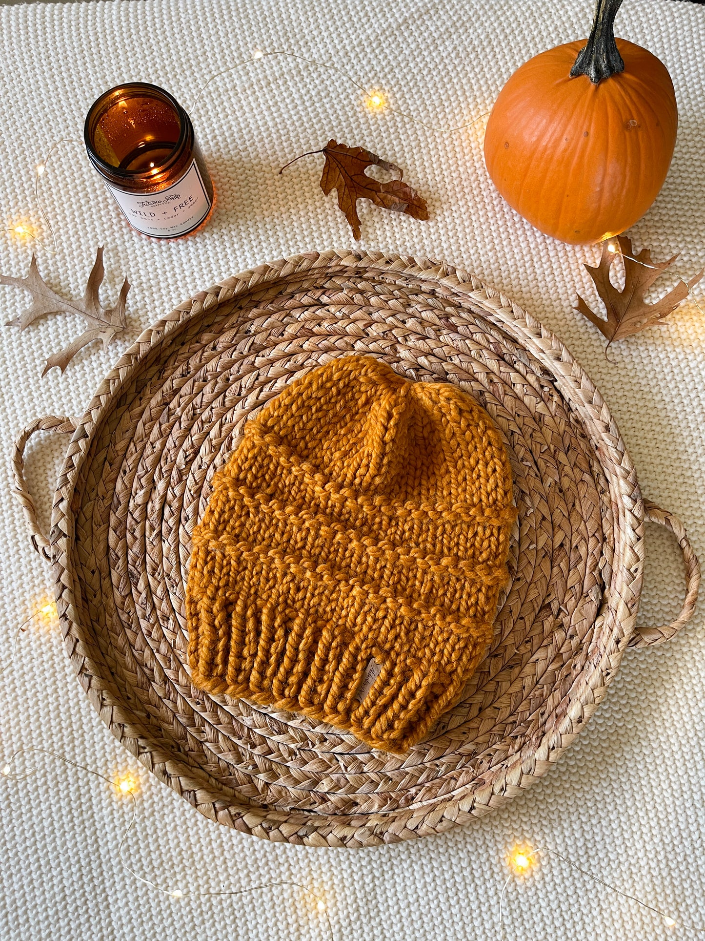 Slone Beanie // Butterscotch - Pick your pom