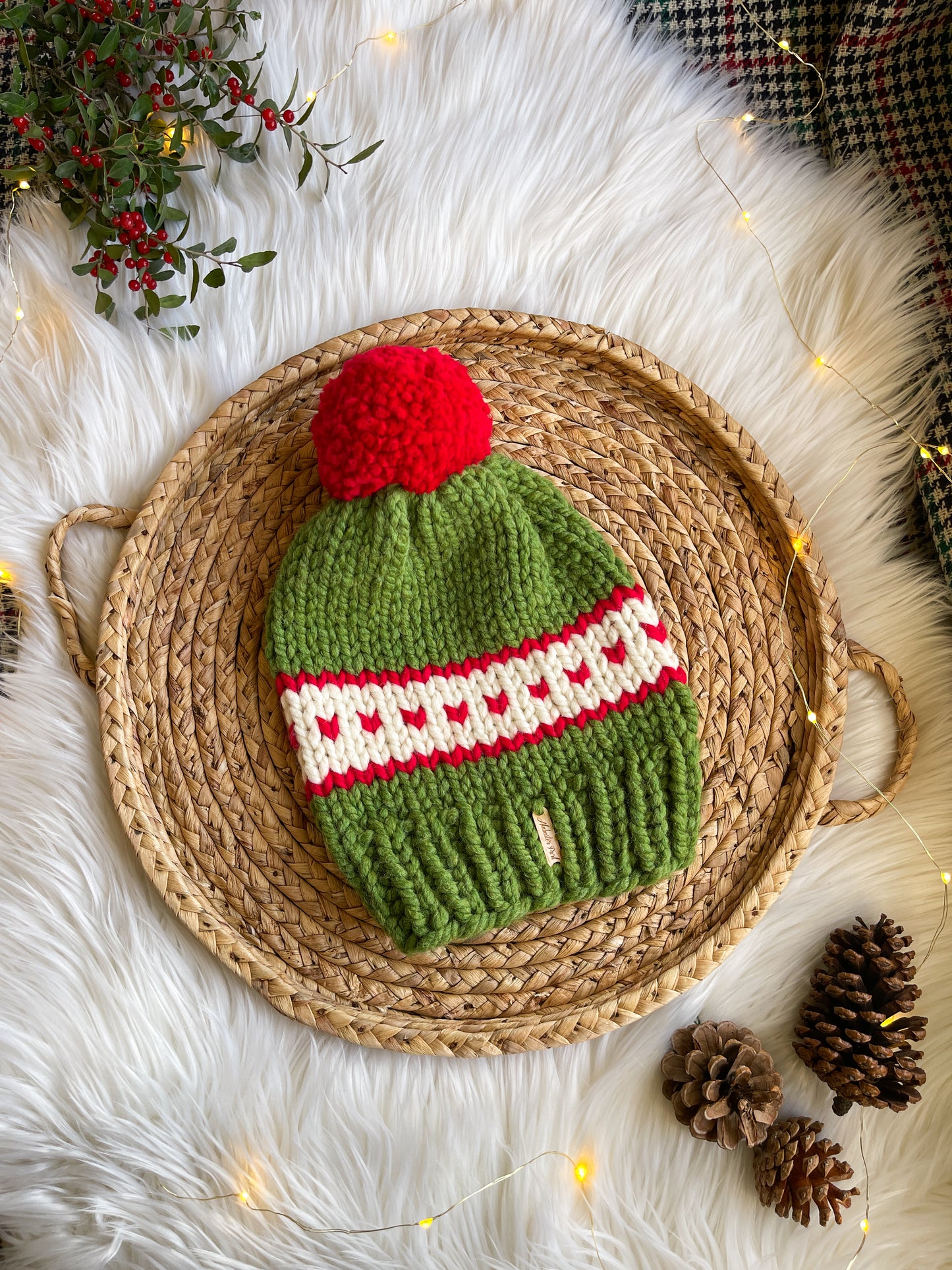 Christmas Sweater Beanie - Pick Your Pom