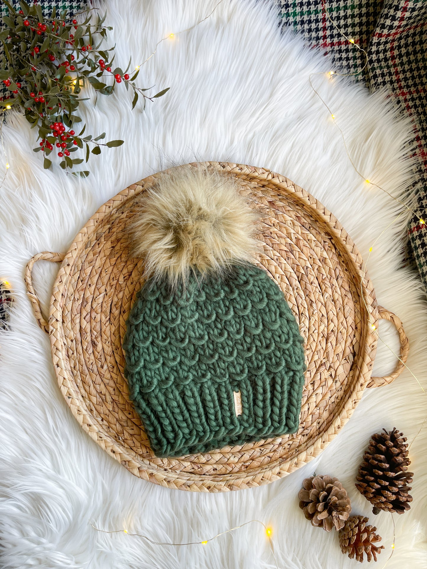 Bamboo Beanie // Evergreen - Pick your pom