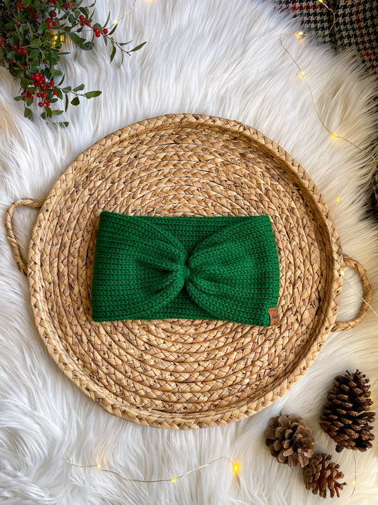 Southwest Cinch Headband // Kelly Green