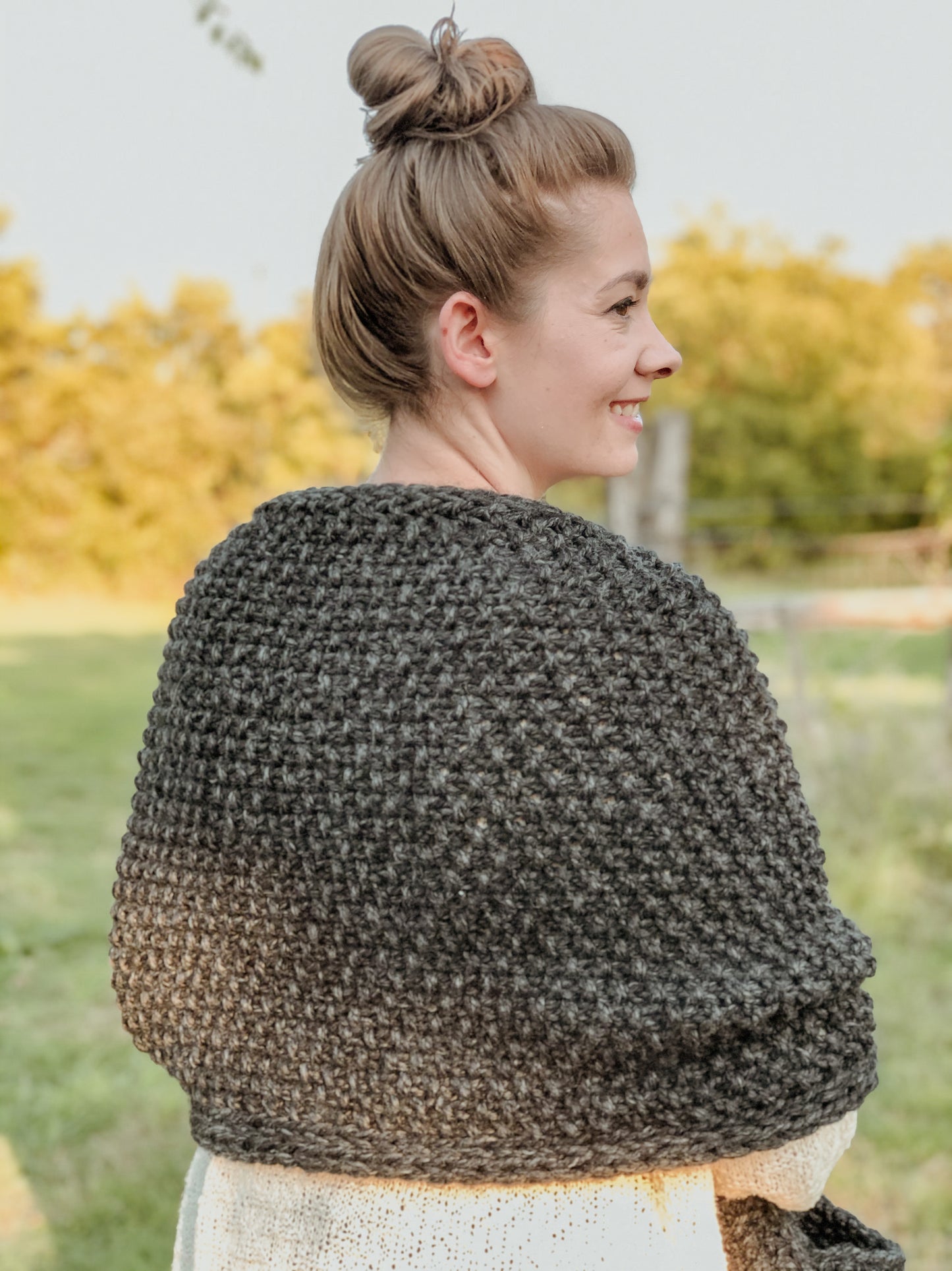 KNITTING PATTERN BUNDLE: Hope Shawl // Super Bulky & Bulky Weights // Pocket Shawl  // Beginner Knitter  // Knit Pocket Shawl Pattern