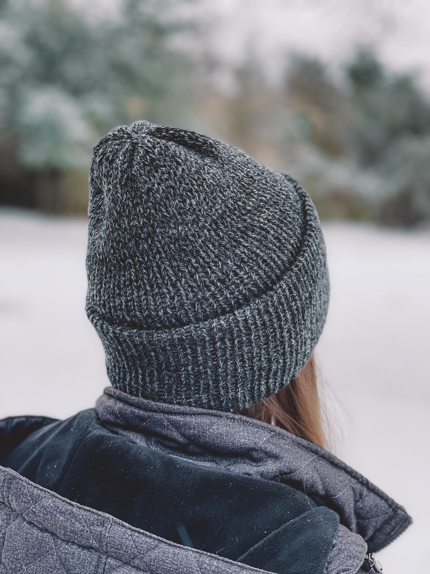 Charlie Beanie // Charcoal Tweed