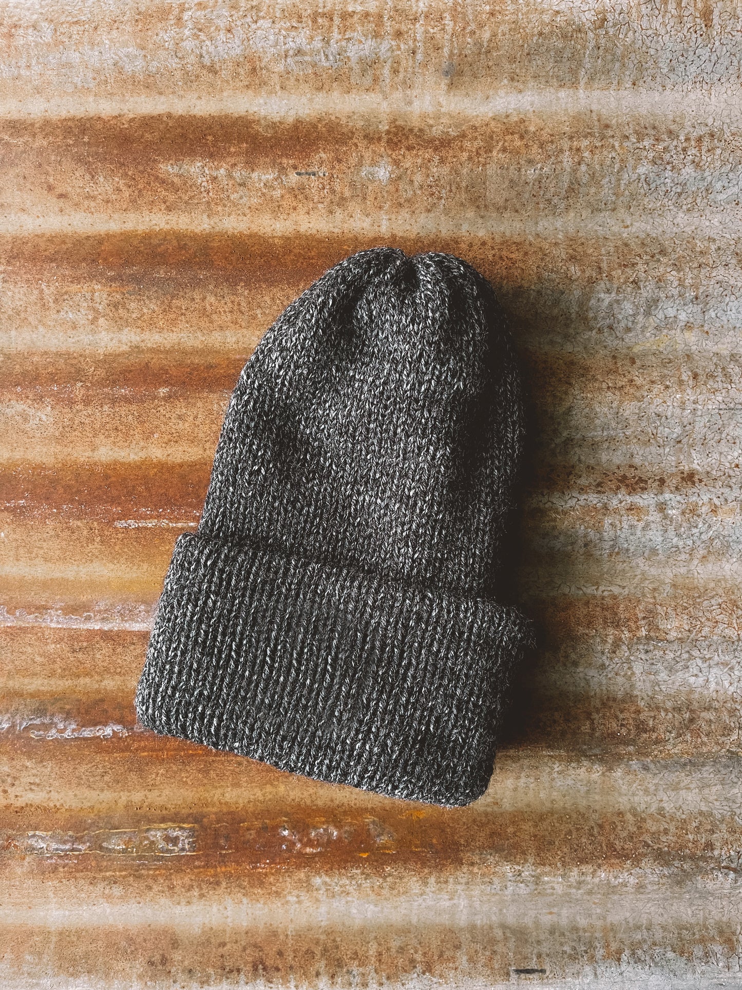 Charlie Beanie // Charcoal Tweed