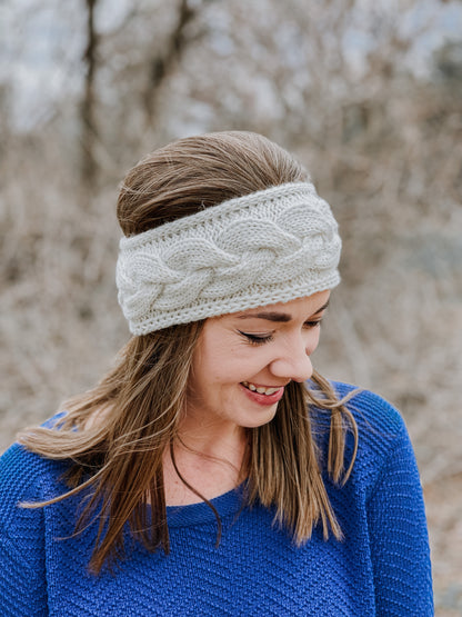 KNITTING PATTERN BUNDLE: Braided Cable Headband - Worsted, Bulky and Super Bulky Weights // Knitting Headband Pattern // Cable Knit