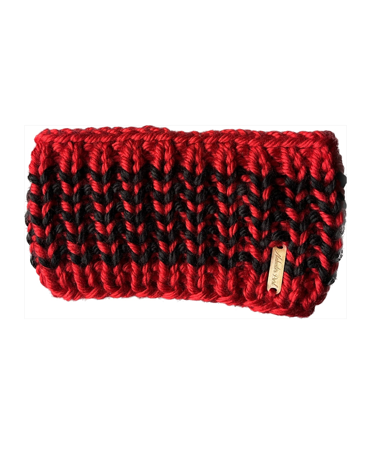 Riverbend Headband // Red and Black