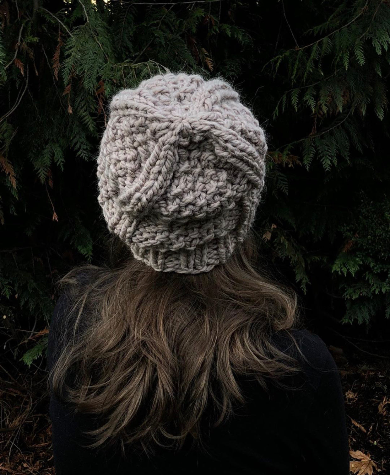 KNITTING PATTERN: Ashley Beanie // Slouchy Beanie // Seed Stitch // Beginner Pattern // Beanie Knitting Pattern // Beginner Knit Pattern