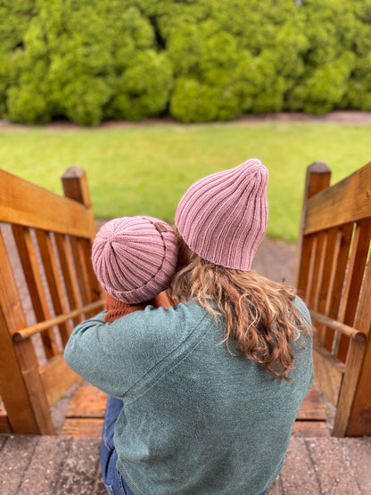 KNITTING PATTERN: Taylor Beanie // Stretchy Hat Knitting Pattern // One Size Fits All Hat //Baby Hat