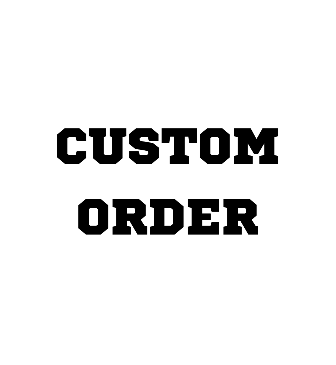 Custom Order Reservation: Spirit Wear